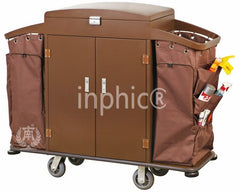 INPHIC-多功能客房服務車 飯店工作車 客房手推車 收納車 賓館房口車 鐵烤漆