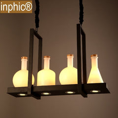 INPHIC-loft吊燈個性設計藝術復古懷舊咖啡廳吧臺酒瓶創意吊燈
