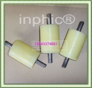 INPHIC-五金腳輪尼龍輪家具輪壁櫥滑輪吊輪配件雙軸承羅螺桿長0mm