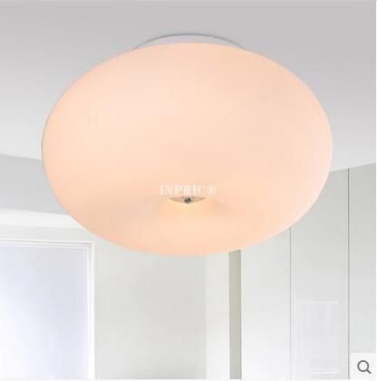 INPHIC-現代簡約甜甜圈蘋果吸頂燈臥室燈過道燈陽臺燈具 中款38cm