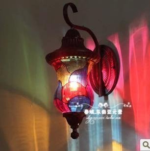 INPHIC-波西米亞七彩壁燈　酒吧台 會所 手繪壁燈