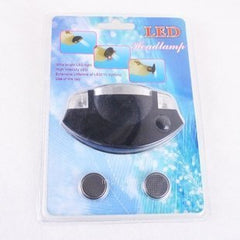 INPHIC-多角度夾帽頭燈 配送兩粒電池 夜釣垂釣用品