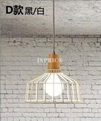 INPHIC-北歐創意個性吧臺藝術咖啡廳餐廳鐵藝吊燈LOFT工業復古網狀吊燈 D款