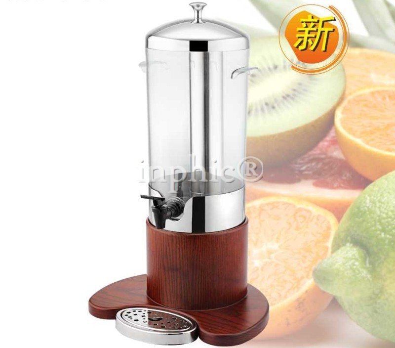 INPHIC-5升單頭木座果汁桶 果汁機冷飲機