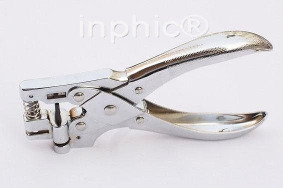 INPHIC-不鏽鋼 圓扁雙用 證卡打孔鉗