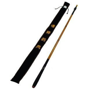 INPHIC-2米振出式抄網桿 仿竹兩節可調節碳素玉柄抄網把