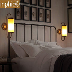 INPHIC-LOFT簡約現代臥室復古美式鄉村陽臺個性燈工業燭臺壁燈