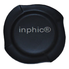 INPHIC-陶瓷餐具點心盤日式韓式亞光黑系列7吋轉角盤