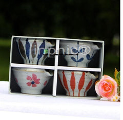 INPHIC-陶瓷 餐具  日式套裝 四季夢彩 4入醬料小罐 罐子 醬汁碗兩套