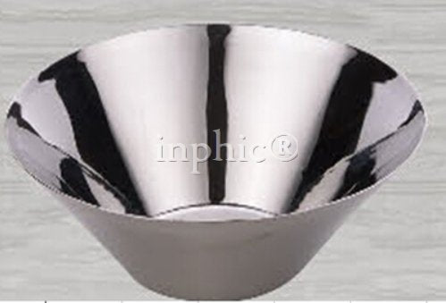 INPHIC-不鏽鋼圓形沙拉碗 水果點心盆 自助餐酒店用品