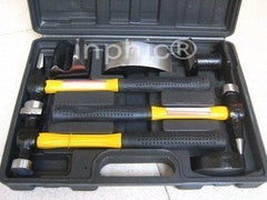 INPHIC-商用 營業 7件套汽車鈑金工具套裝 砂鈑錘 凹面修複工具 多功能板金工具