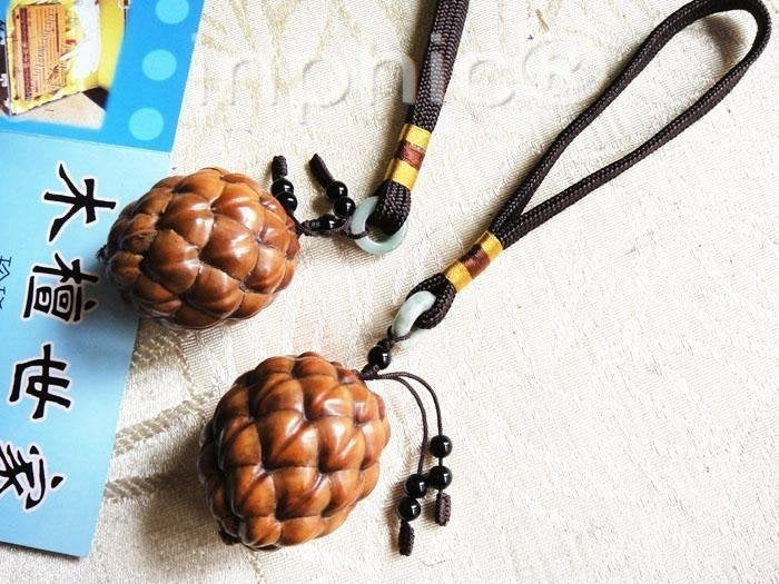 INPHIC-西雙版納鐵木果手玩件 多子多福 鐵樹籽手把件 可作包掛