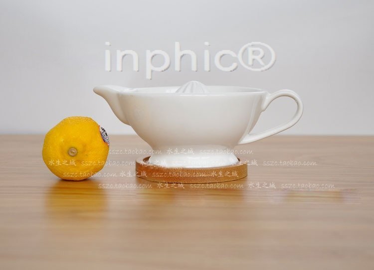 INPHIC-出口高品質白色陶瓷榨汁器榨汁杯省食材易清潔易儲存
