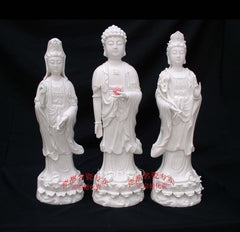 INPHIC-佛像 西方三聖 陶瓷 西方三聖 大勢至菩薩 觀世音菩薩 阿彌陀佛像