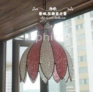 INPHIC-手工編制花朵小吊燈玄關陽臺餐廳燈