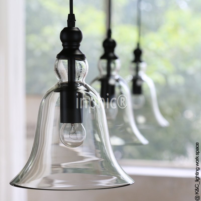 INPHIC-loft美式鄉村客廳臥室餐廳咖啡館走道水晶風鈴玻璃藝術喇叭吊燈