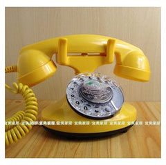 INPHIC-超人氣 熱銷 旋轉撥盤電話 復古電話 創意電話 固定電話座機電話時尚電話 三色可選-ICCJ019104A