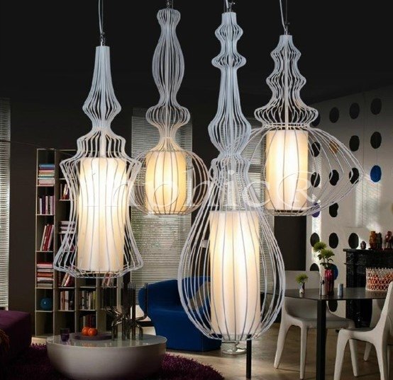 INPHIC-美式吧檯燈復古燈具客餐廳臥室燈大貴族鐵藝工業鳥籠吊燈