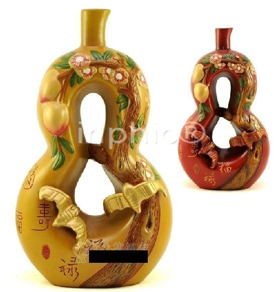 INPHIC-創意陶瓷藝術品裝飾擺飾商務賀壽祝壽 福壽葫蘆