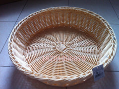 INPHIC-圓形仿藤託盤水果點心糕點 麵包籃 果籃 仿藤籃