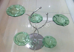 INPHIC-5頭雙S鋼絲果仁架 KTV小吃蛋糕點心架 自助餐酒店用品架 不鏽鋼架