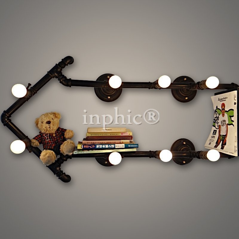 INPHIC-loft壁燈水管燈復古工業燈咖啡館燈飾 美式鄉村鐵藝愛迪生壁燈