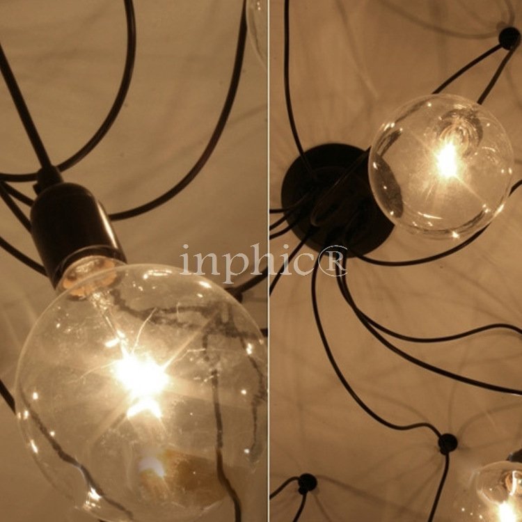 INPHIC-星空客廳 臥室簡約復古 藝術天女散花線燈吊燈 愛迪生吊燈