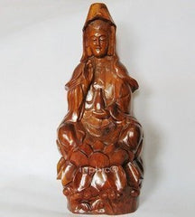INPHIC-佛像 紅木工藝品木雕刻擺飾 花梨木觀音菩薩佛像