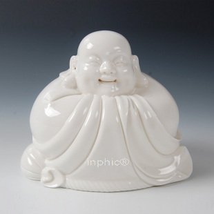 INPHIC-宗教 5吋哈哈佛車飾擺飾彌勒佛笑佛工藝品