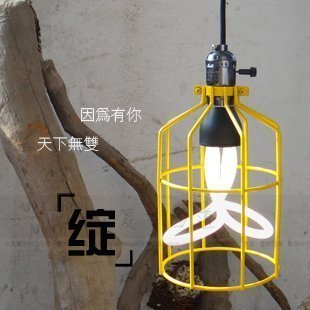 INPHIC-美式鄉村風格倉庫吊燈LOFT 咖啡館服裝店酒吧鐵籠燈