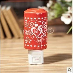 INPHIC-現代時尚家居臥室專用愛意綿綿陶瓷小夜燈 卡通壁燈