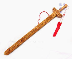 INPHIC-宗教 1.3米 九龍劍 開光正宗桃木劍 木雕劍 鎮宅避邪 高檔