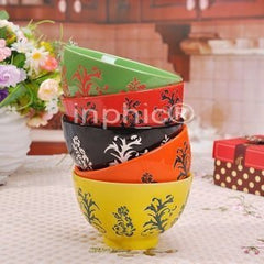 INPHIC-五彩碗 創意 景德鎮陶瓷碗米飯碗 日式餐具  湯碗