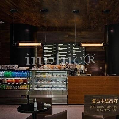 INPHIC-LOFT吊燈 美式鄉村復古工業風簡約餐廳咖啡廳酒吧臺鐵藝燈具 雙頭吊燈