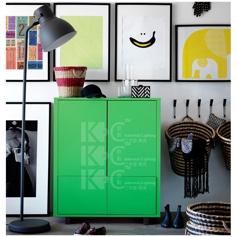 INPHIC-工業復古重金屬鐵藝落地燈 沙發臥室麻將落地燈 立燈