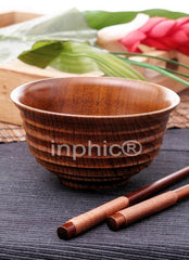 INPHIC-漆器餐具 酸棗木本色外股線飯碗