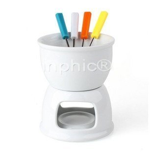 INPHIC-陶瓷火鍋巧克力火鍋 配水果叉