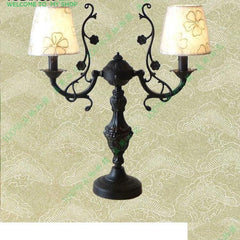 INPHIC-藝術檯燈具燈飾客廳書房臥室床頭黑色布藝鐵藝咖啡店