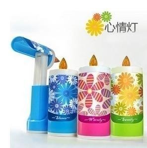 INPHIC-圓筒心情燈 便攜式充電蠟燭小夜燈 節能燈 創意LED檯燈