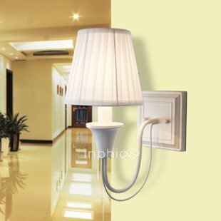 INPHIC-歐式壁燈1單頭床頭燈簡約田園美式鐵藝燈具客廳臥室走道燈飾