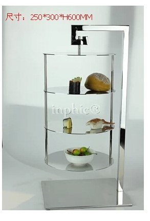 INPHIC-食品展示座架/自助餐蛋糕水果架/高級酒店不鏽鋼食品架/方形圓形