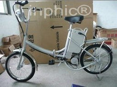 INPHIC-電動自行車 18吋電動車 自行車 電單車 弧形車架 後座連體 可載人