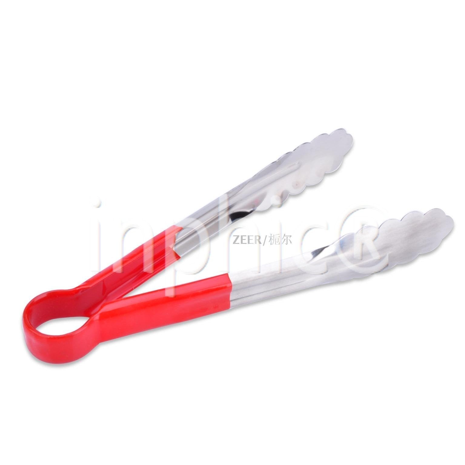 INPHIC-小款24cm食品夾烘焙工具 出口品質矽膠手柄 耐溫防燙麵包夾燒烤夾