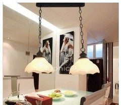 INPHIC-歐式吊燈鐵藝燈簡約式田園餐廳吊燈燈飾燈具雙頭