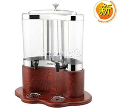 INPHIC-10升月亮灣木座雙頭果汁桶 果汁機冷飲機