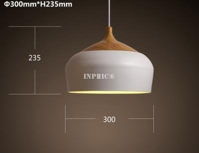 INPHIC-復古創意餐廳吊燈美式個性鐵藝咖啡廳火鍋店鍋蓋北歐木藝吧臺吊燈 17