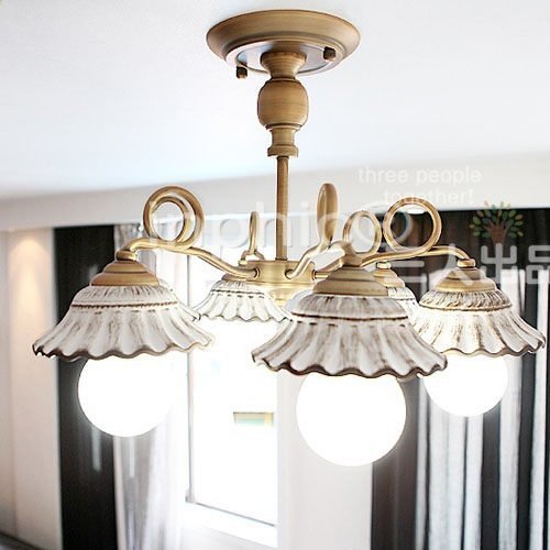 INPHIC-浪漫田園吸頂燈客廳吸頂燈房間燈歐式燈美式鄉村風格臥室燈6頭