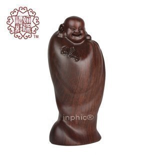 INPHIC-佛像 黑檀木彌勒佛像 烏木笑佛 紅木工藝品擺飾 精美