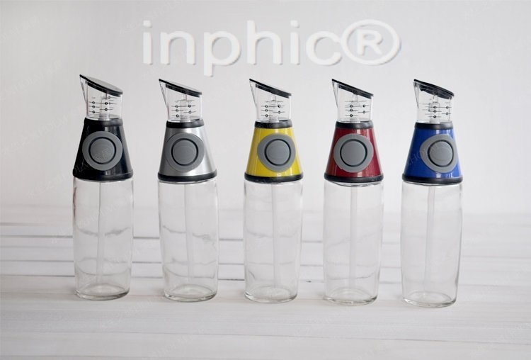 INPHIC-韓國熱銷 可計量按壓式健康創意油瓶油瓶調味瓶17盎司500ml 5色