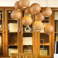 INPHIC-簡約實木圓球吊燈客廳餐廳臥室樓梯燈酒吧咖啡廳吧臺吊燈 單頭
